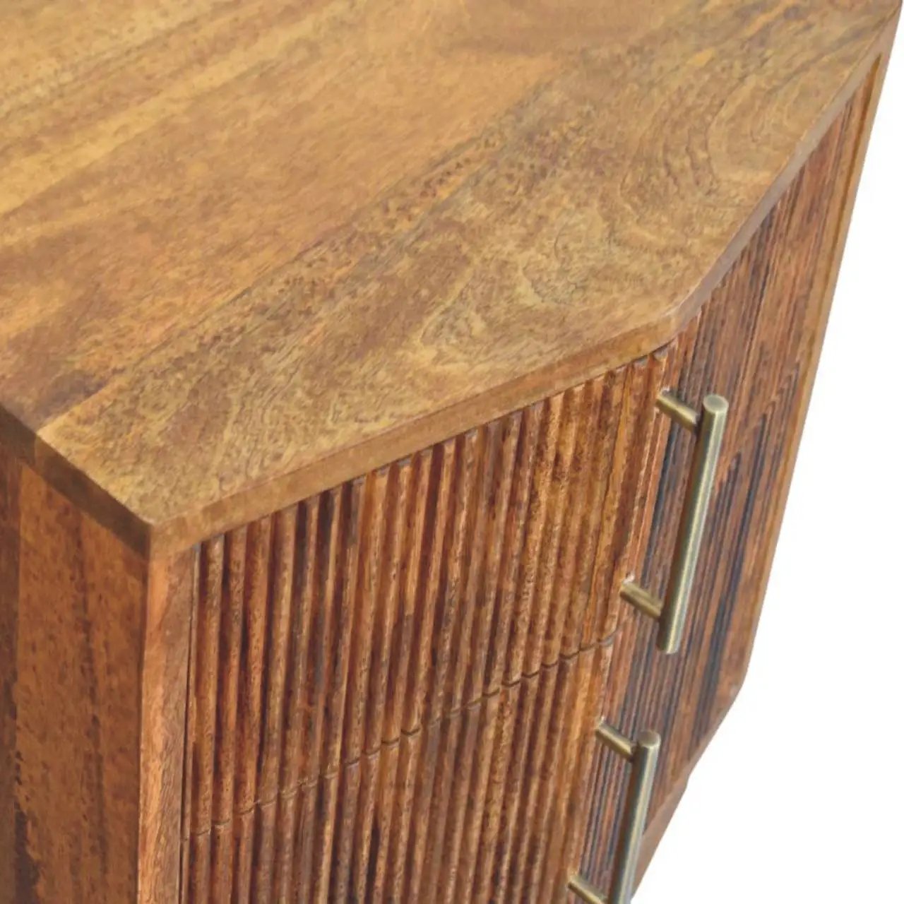 Solid Wood Louvre Bedside Unit by HouseOfZazla