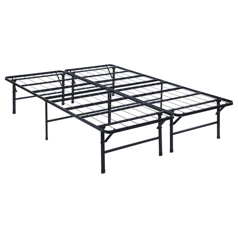 Mabel Metal Queen Mattress Support Platform Bed Black by Unique Piece Furniture