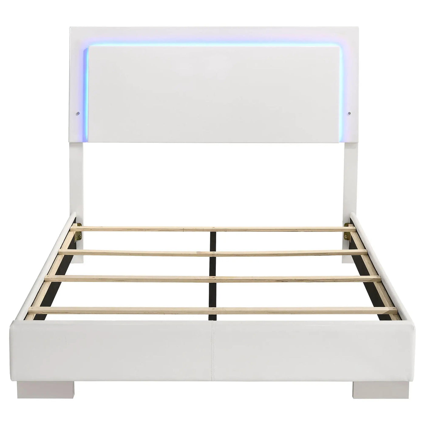 Felicity - LED Panel Bed With Built In Lighting by HouseOfZazla