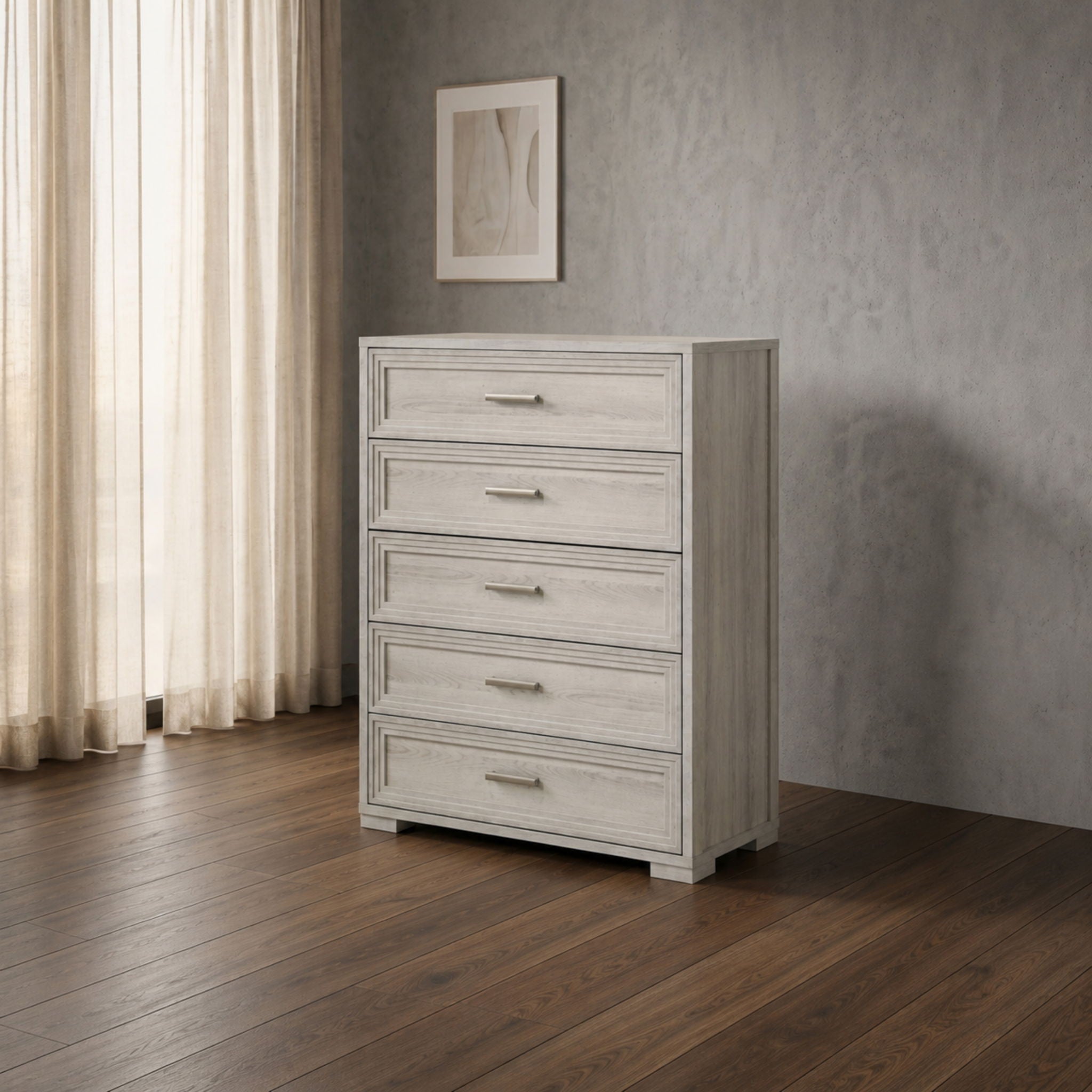Colorado - Bedroom Set With Upholstered LED Headboard by HouseOfZazla