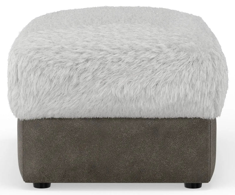 Snowball - Ottoman - Taupe by Unique Piece Furniture