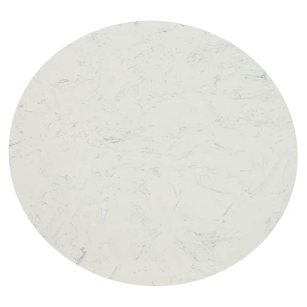 Jaramillo - Counter Height Table - Natural Marble Top & Black by Unique Piece Furniture