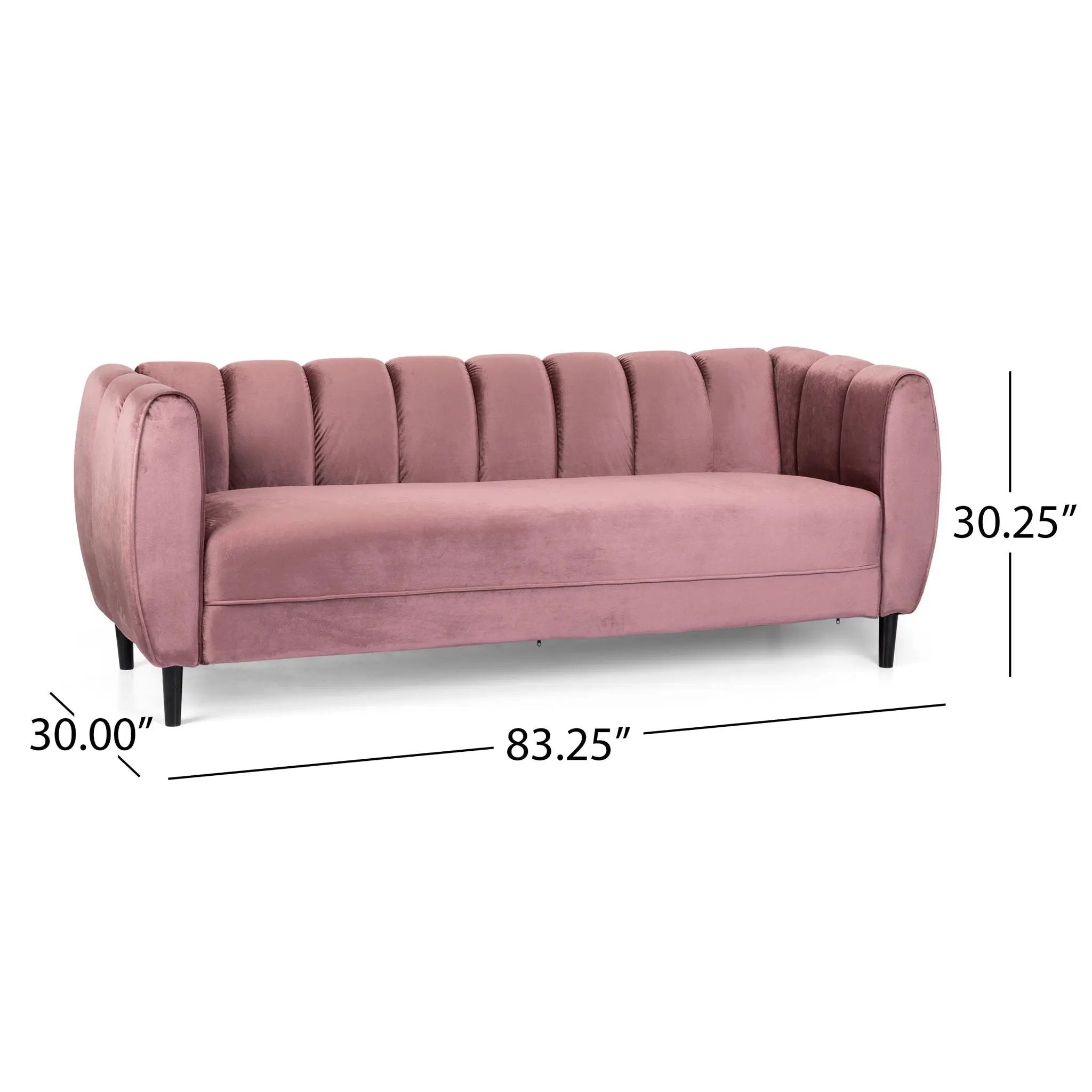 Miranda - Modern Glam 3 Seater Sofa by HouseOfZazla