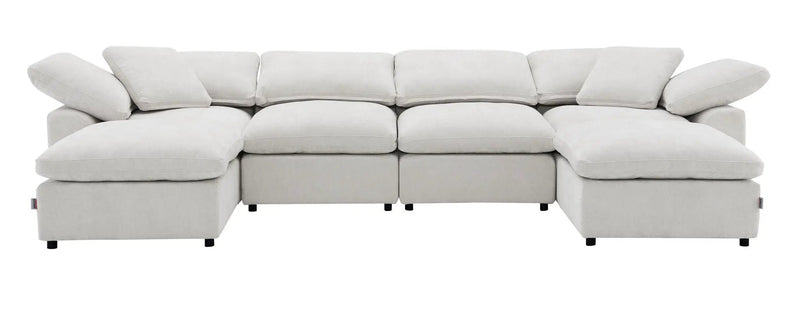 Naveen Modular Sectional With Ottoman by HouseOfZazla