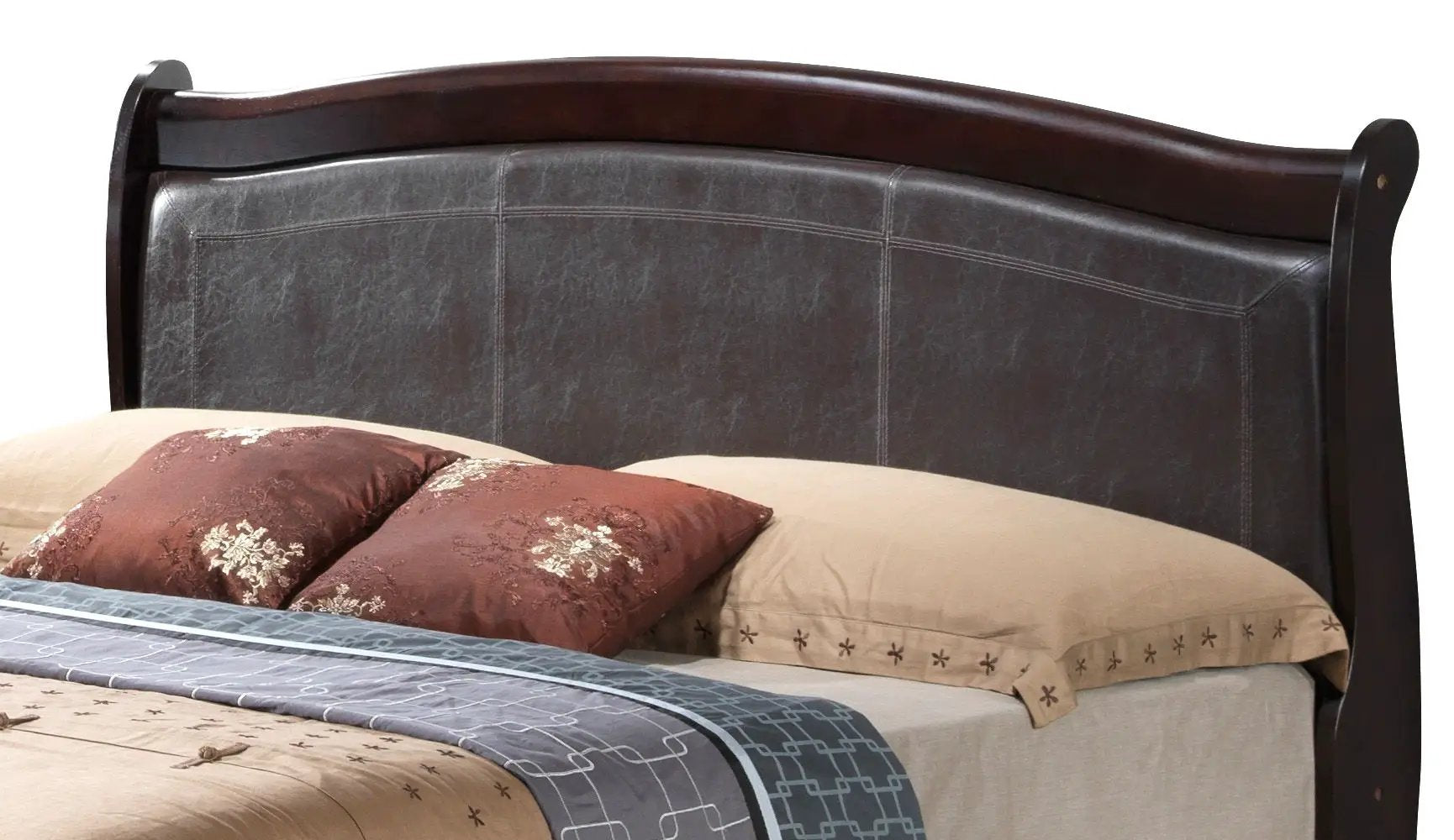Panel Sleigh Bed Elegantly Crafted by Unique Piece Furniture