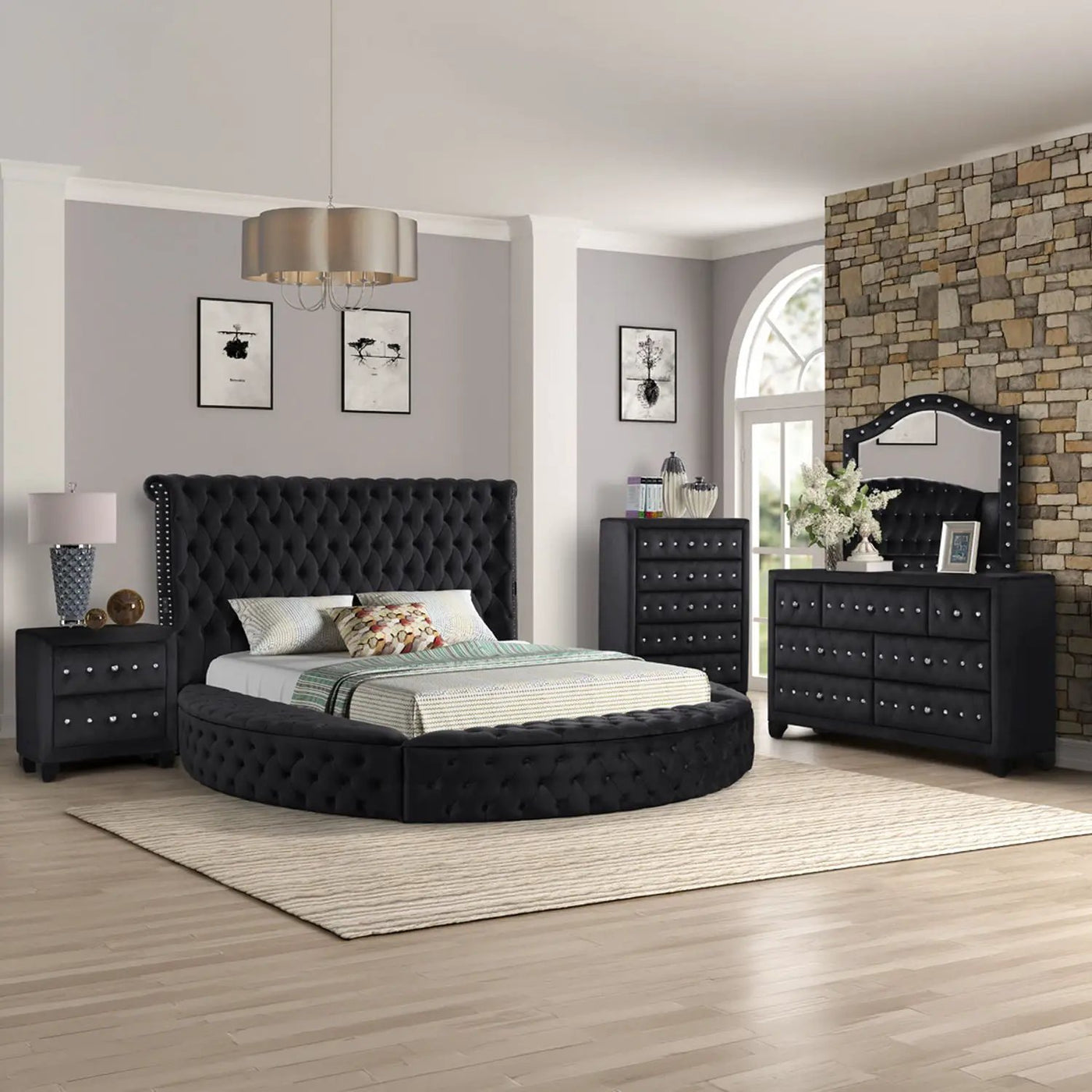 Hazel - Bedroom Set With Storage Bed by HouseOfZazla