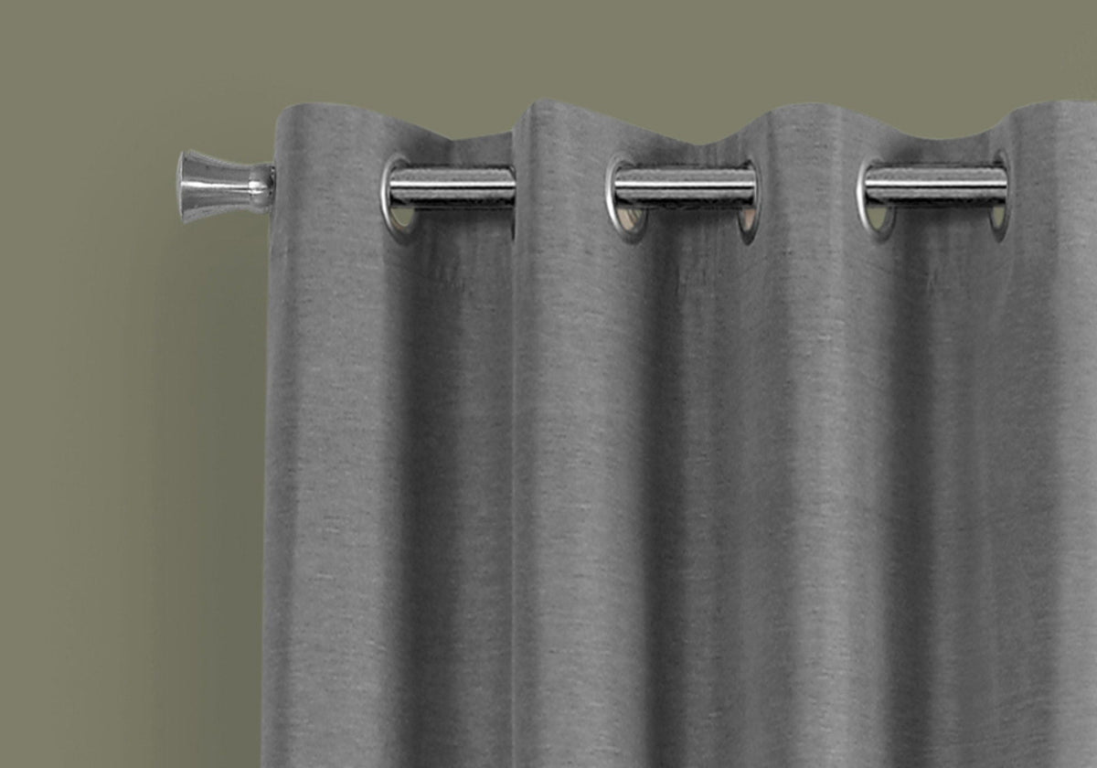 2 Pieces Set Room Darkening Curtain Panels with Grommet - Contemporary Style, photo 20 of 40