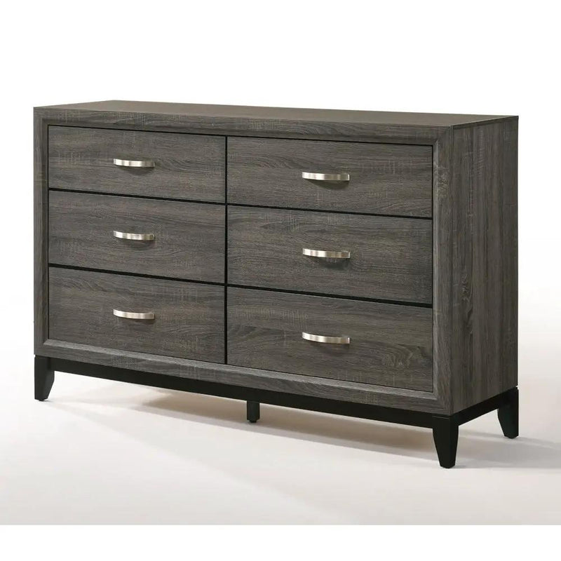 Valdemar - Weathered Dresser - Gray by HouseOfZazla