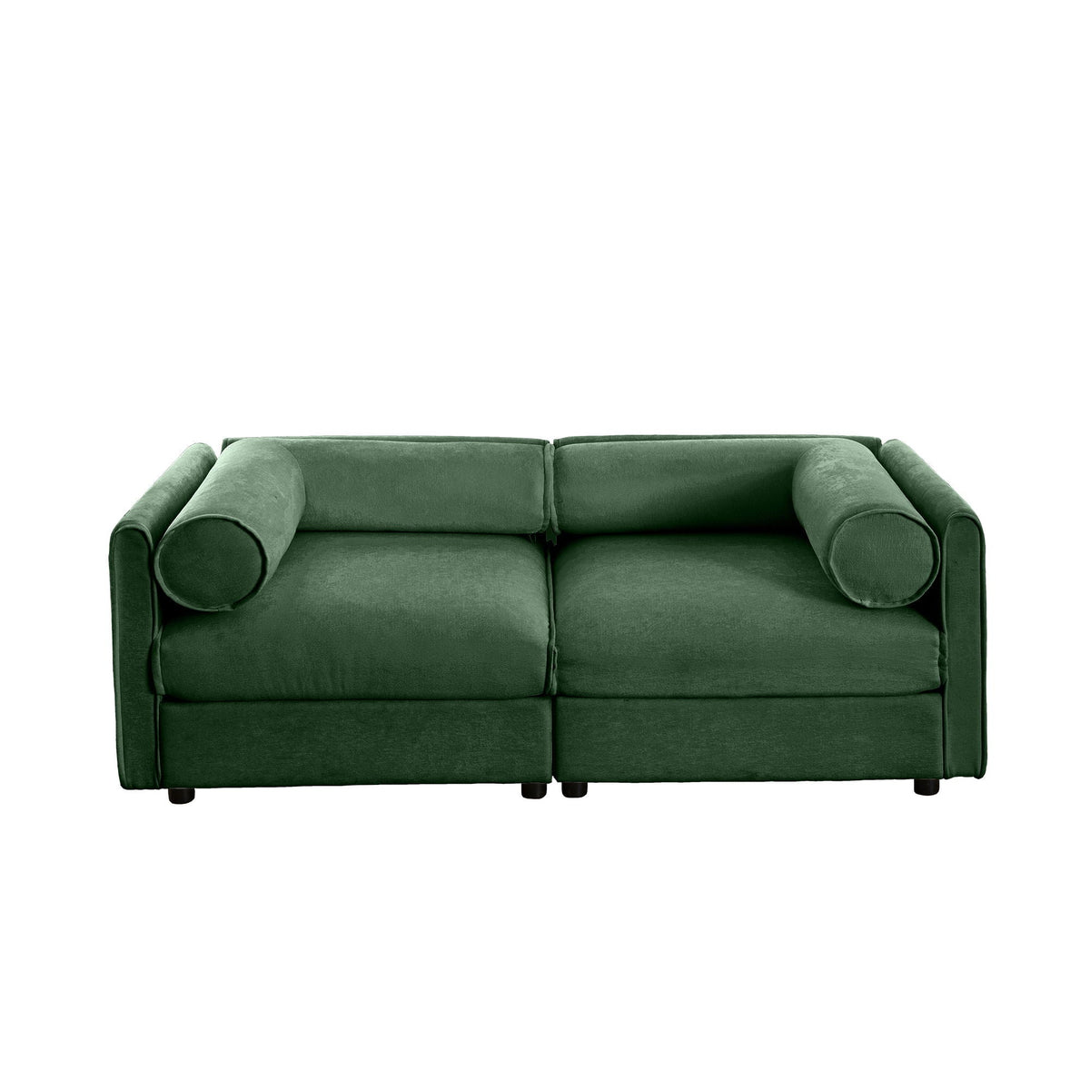 Stylish Sofa With Storage Seat And Cylindrical Backrest, photo 36 of 40