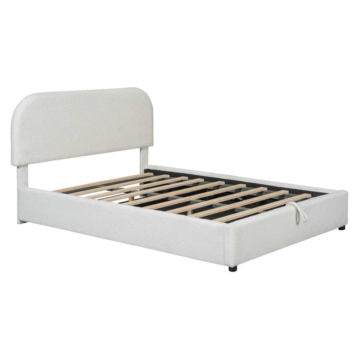 Upholstered Platform Bed With Hydraulic Storage System by HouseOfZazla