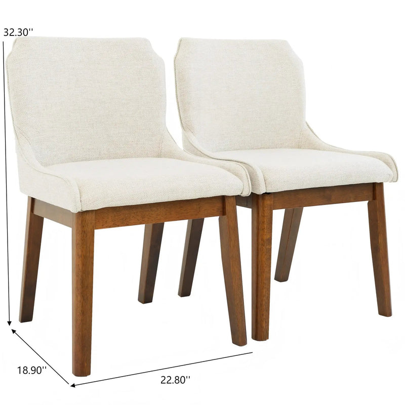 Ellis - Dining Chair (Set of 2) - Beige by HouseOfZazla