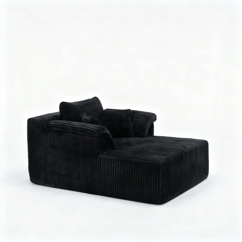 Chaise Lounge Chair, Deep Seat Sleeper Couch For Living Room by HouseOfZazla