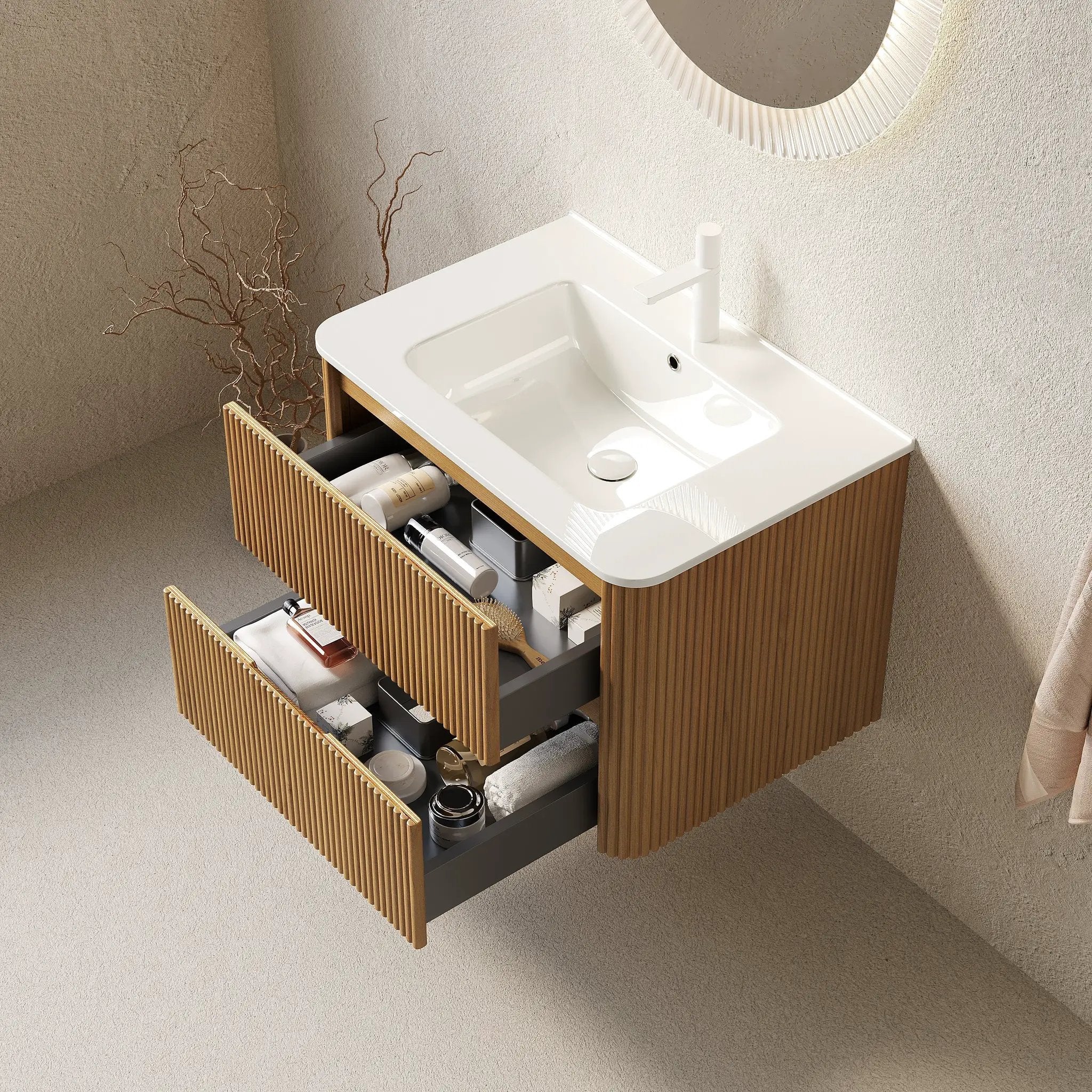 Noor 30" Bathroom Vanity with Sink by HouseOfZazla