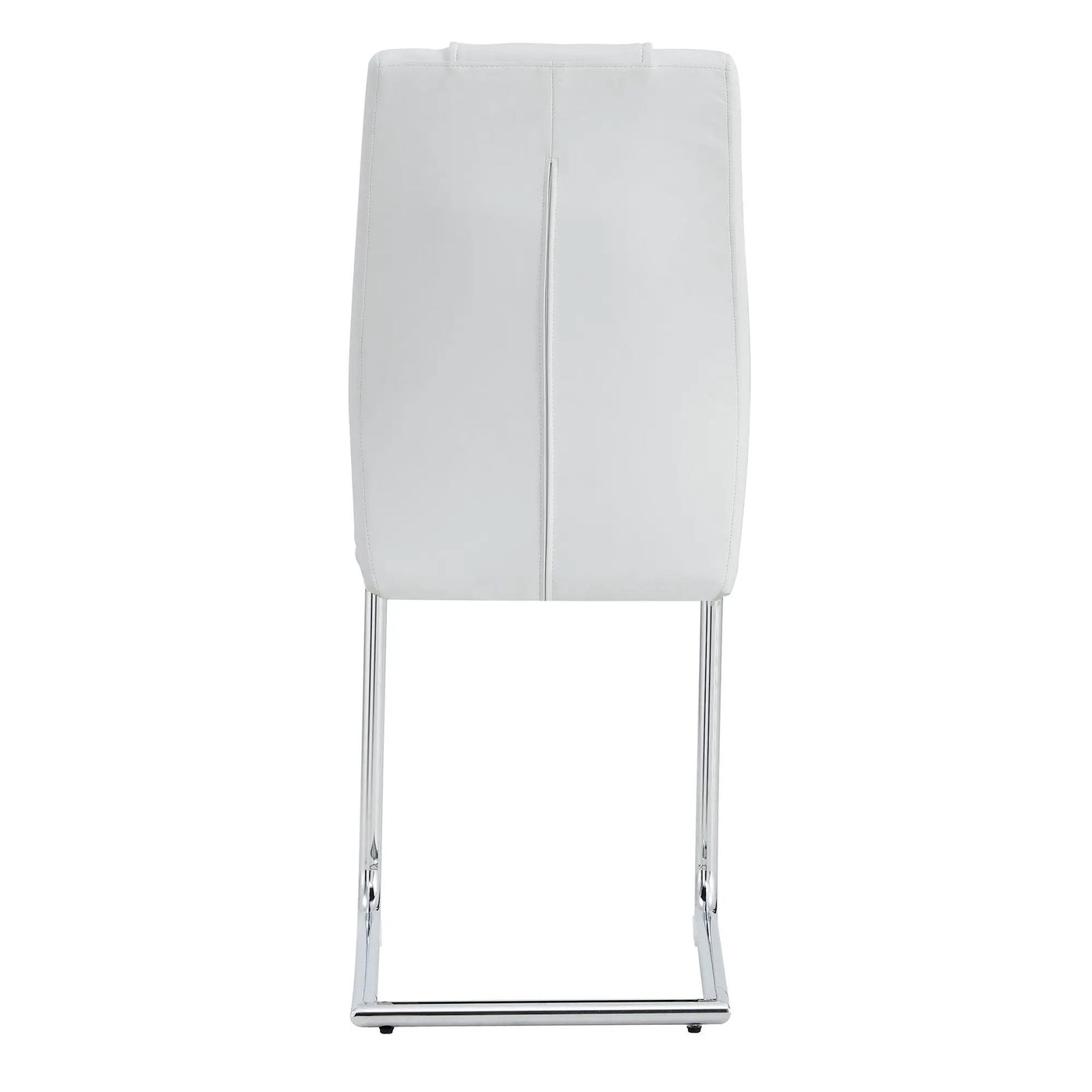 Modern Dining Chairs With Padded Seat, Metal Legs by HouseOfZazla
