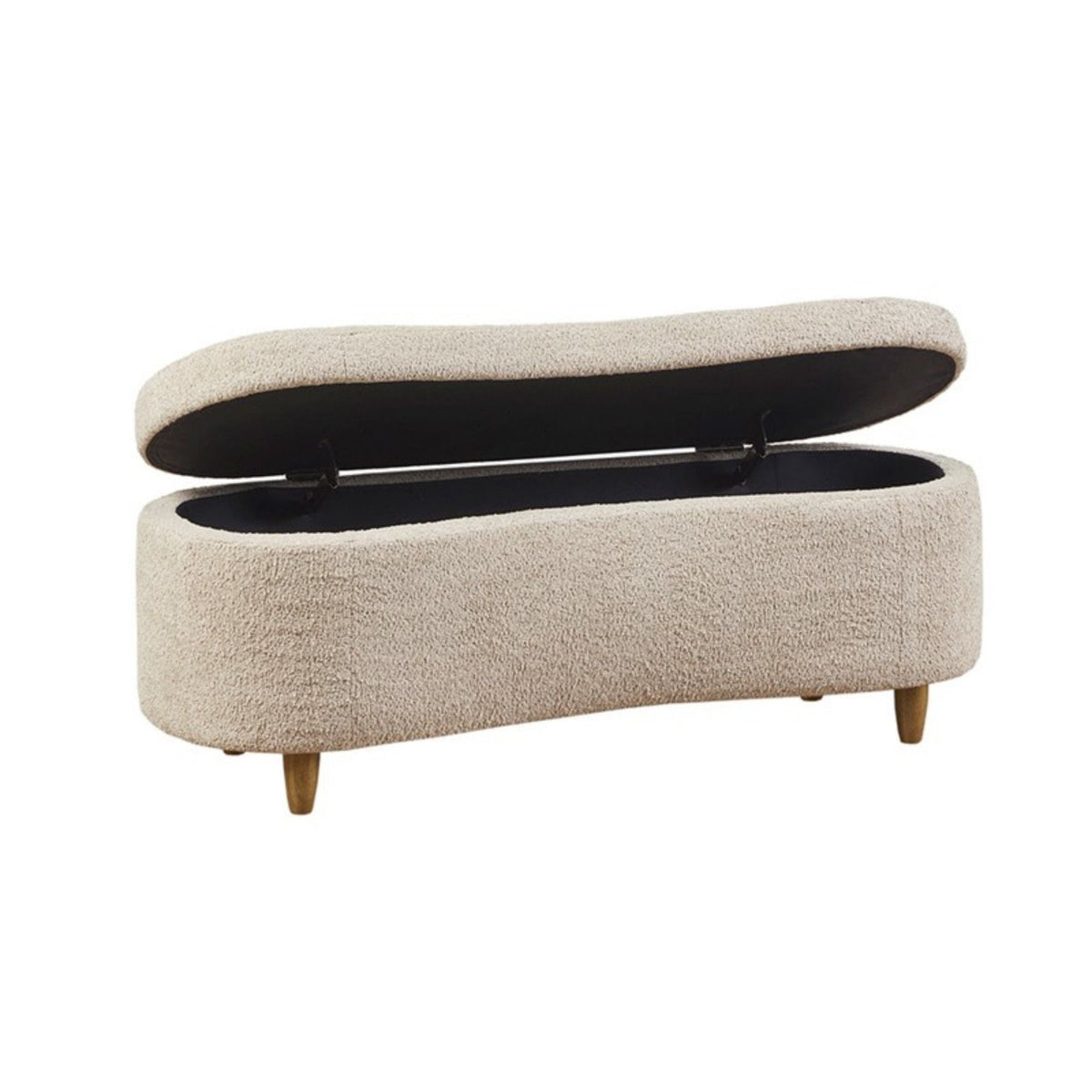 Flip Top Storage Bench with Soft Close Hinges - Light Brown, Beige, or Dark Green, photo 16 of 36