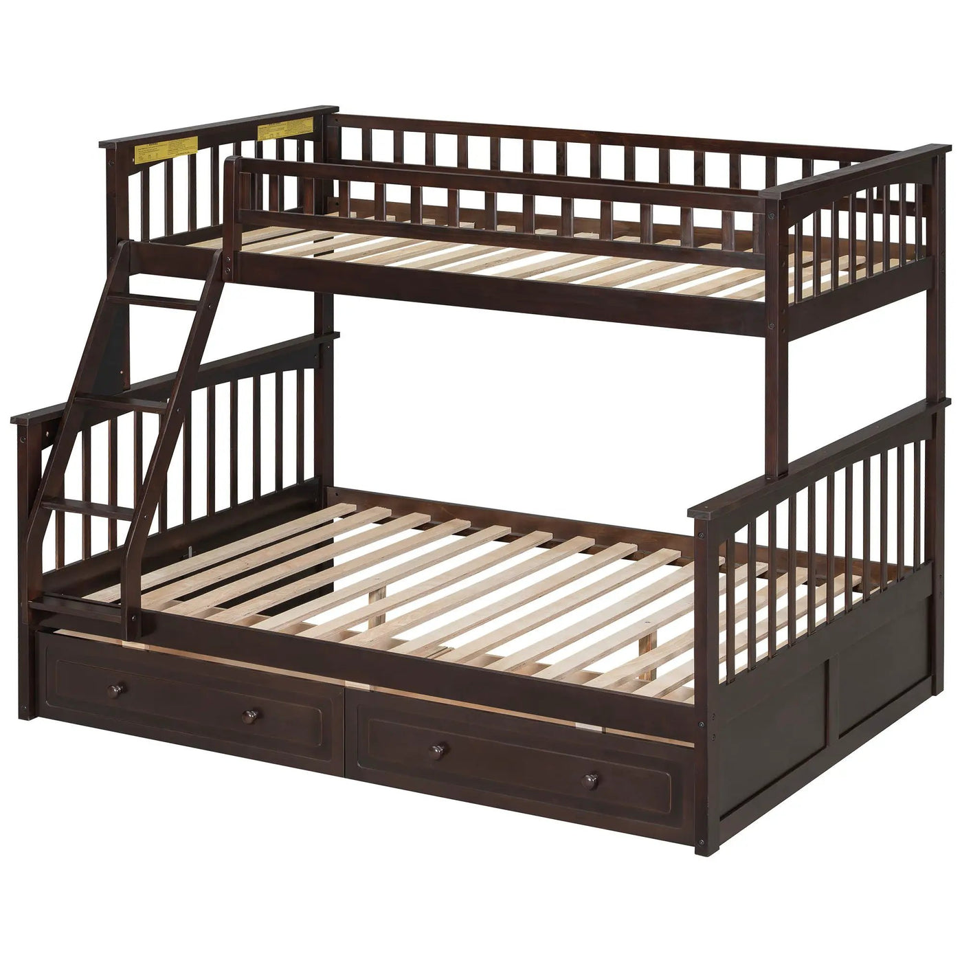 Bunk Bed With Drawers, Convertible Storage Bed by HouseOfZazla