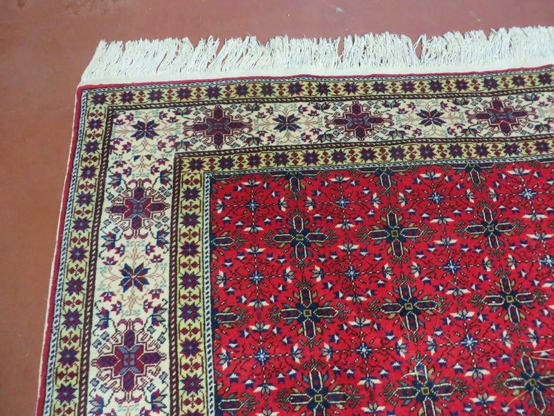 6' X 10' Vintage Handmade Turkish Sevas Kayseri Wool Rug Carpet Nice by Jewel Rugs