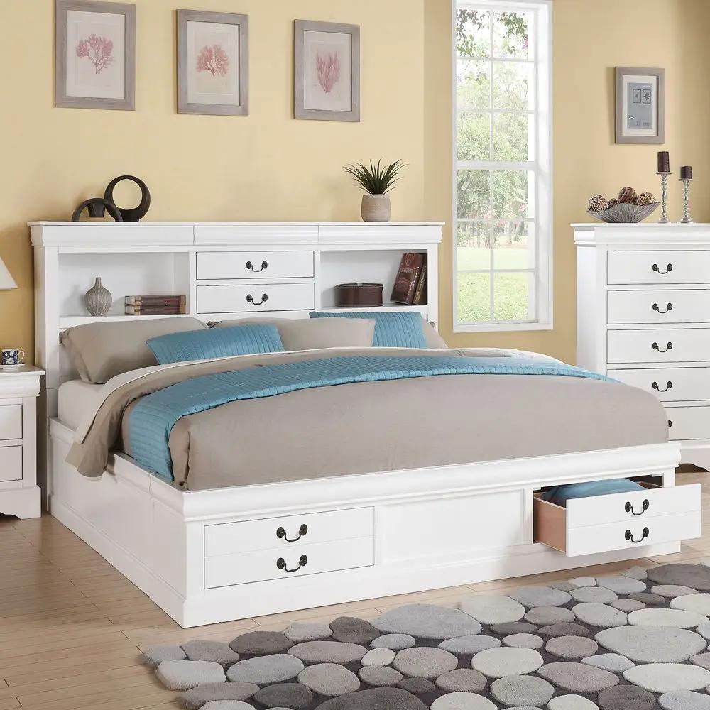 Louis Philippe III - Bed w/Storage by Unique Piece Furniture