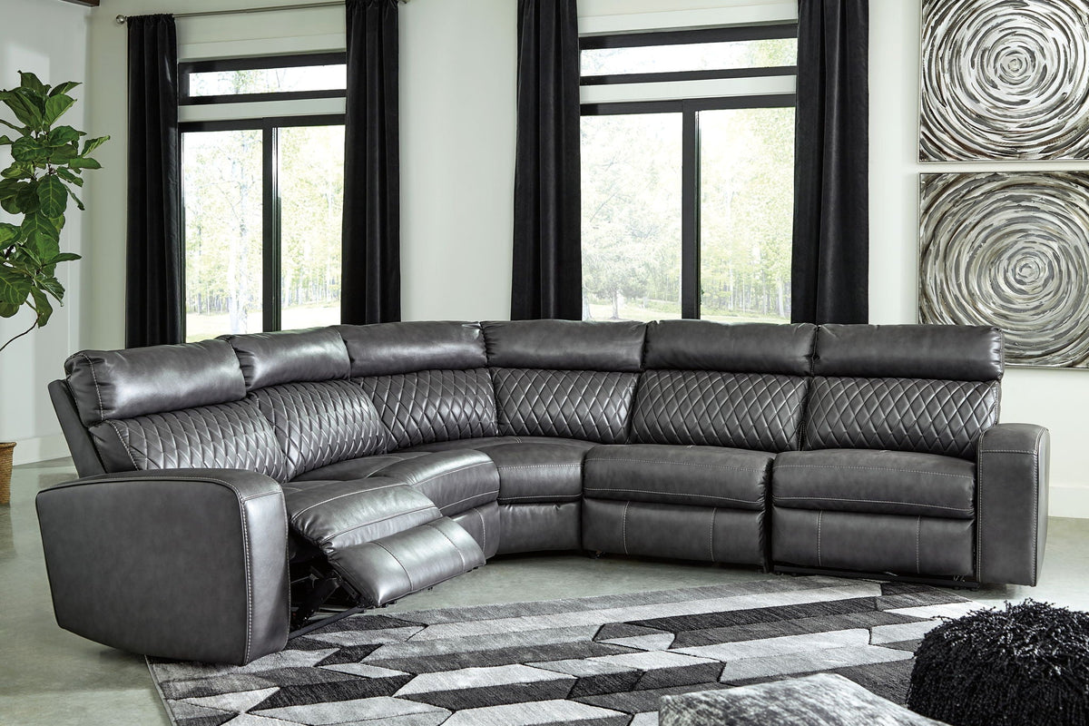 Samperstone - Power Reclining Sectional, photo 13 of 28