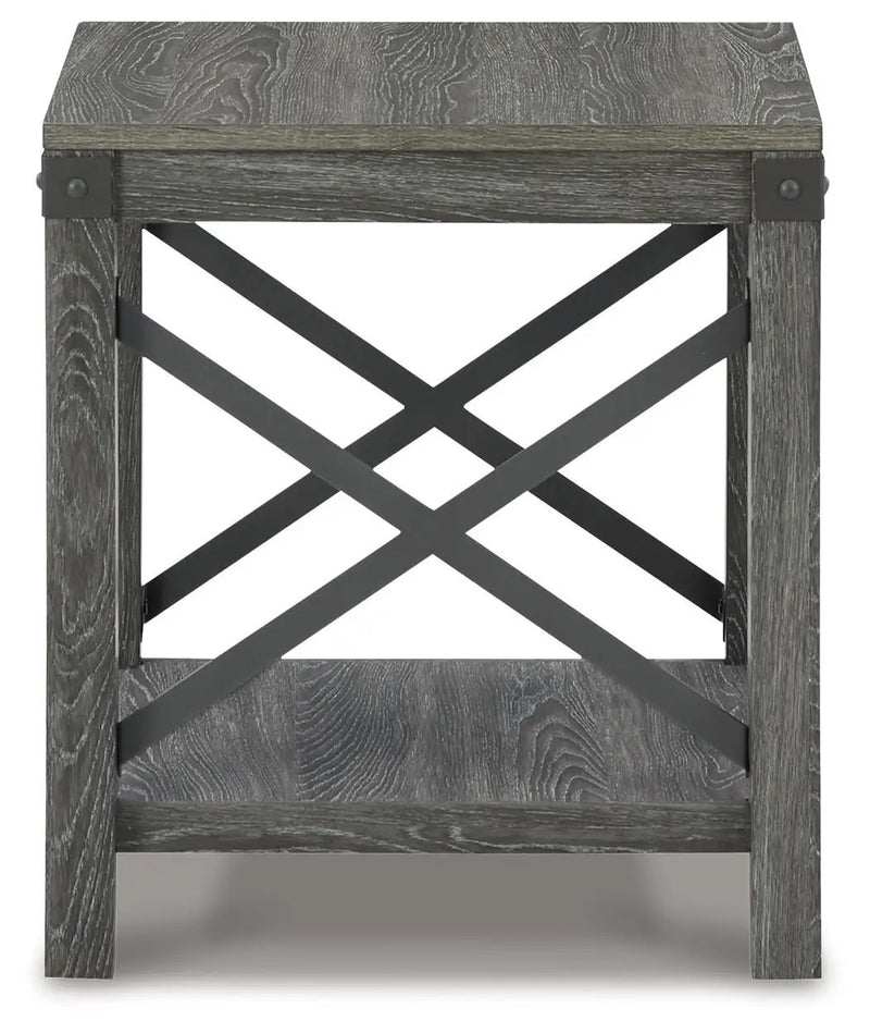 Freedan - Square End Table - Grayish Brown by Unique Piece Furniture