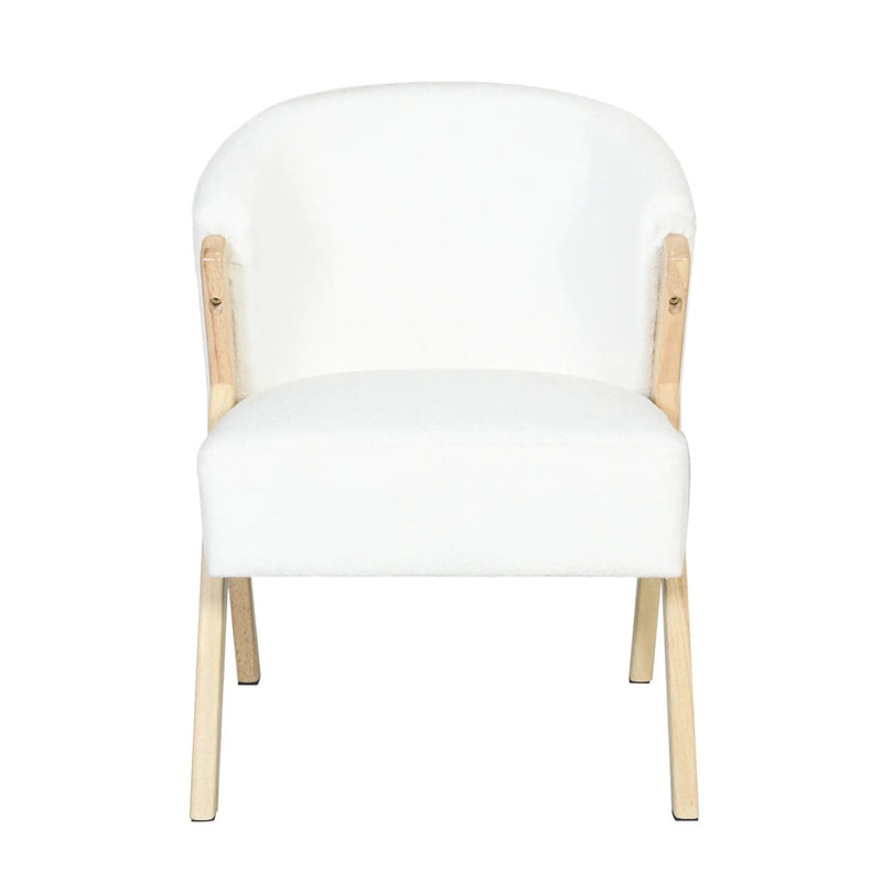 Modern Accent Chair with Polyester Upholstery and Minimalist Lounge Design by HouseOfZazla
