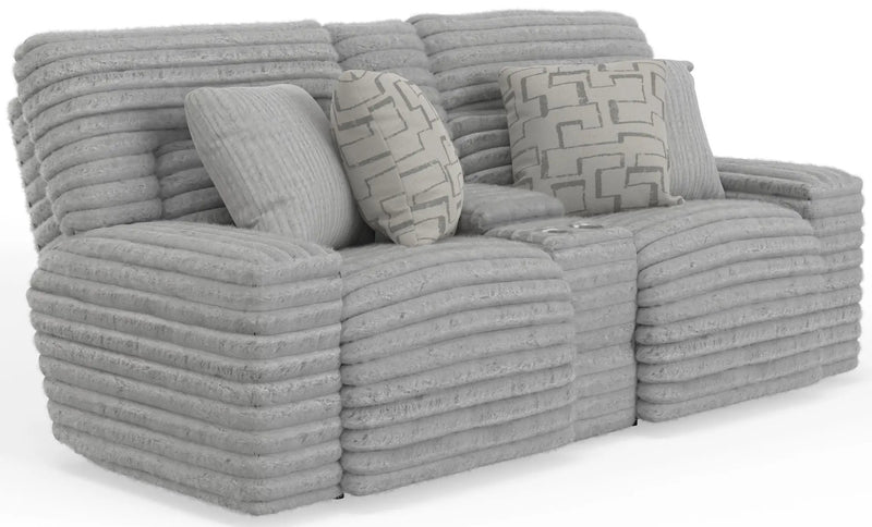 Lynx - Power Reclining Console Loveseat With Zero Gravity by Unique Piece Furniture