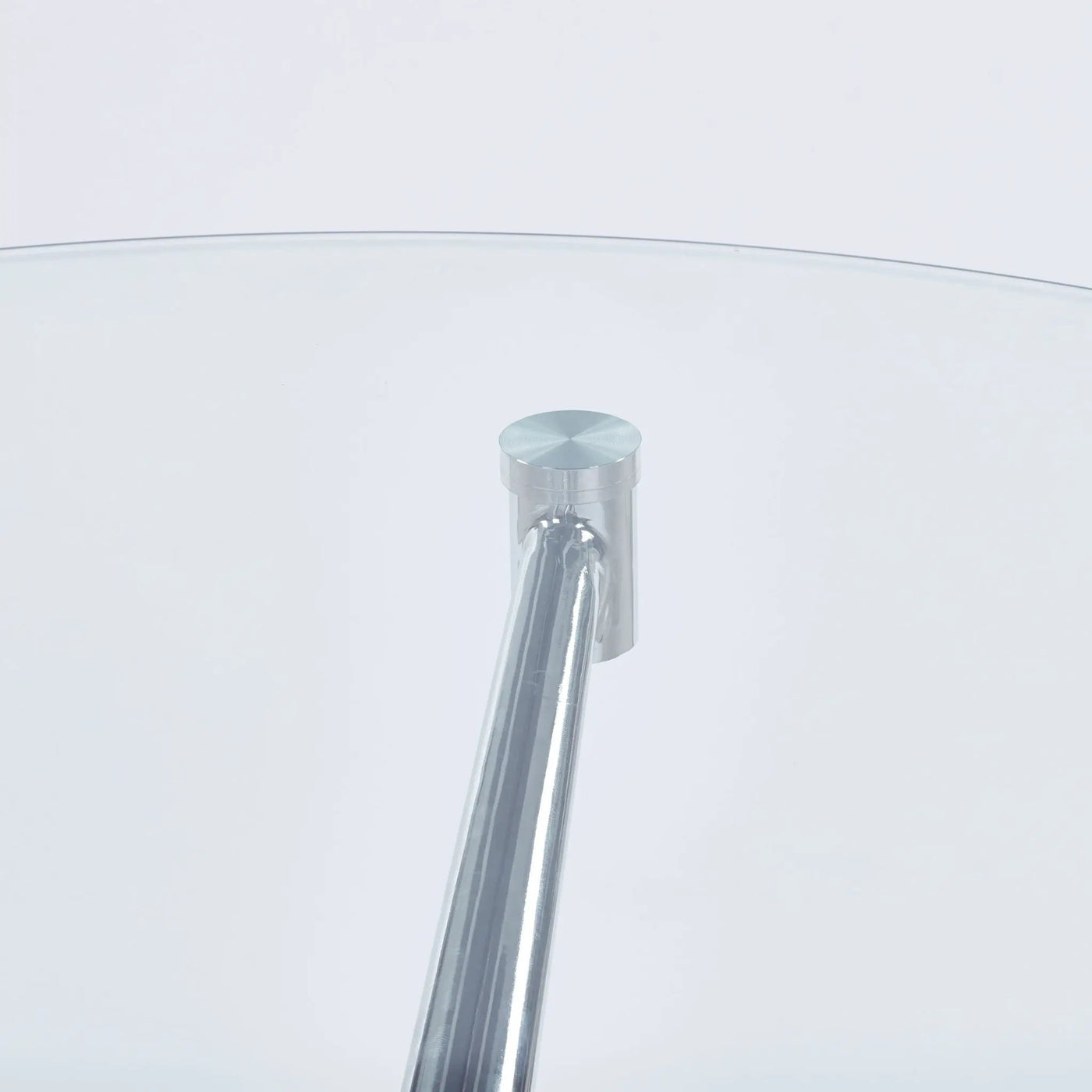 Compact Dining Table With Glass Top by HouseOfZazla