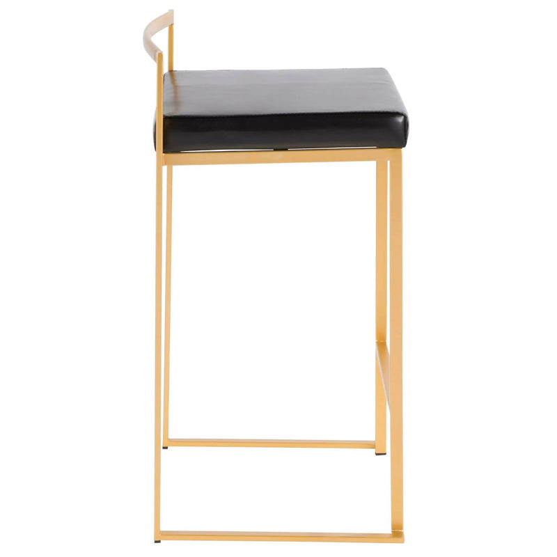 Fuji - Contemporary / Glam Design Counter Stool (Set of 2) by Unique Piece Furniture