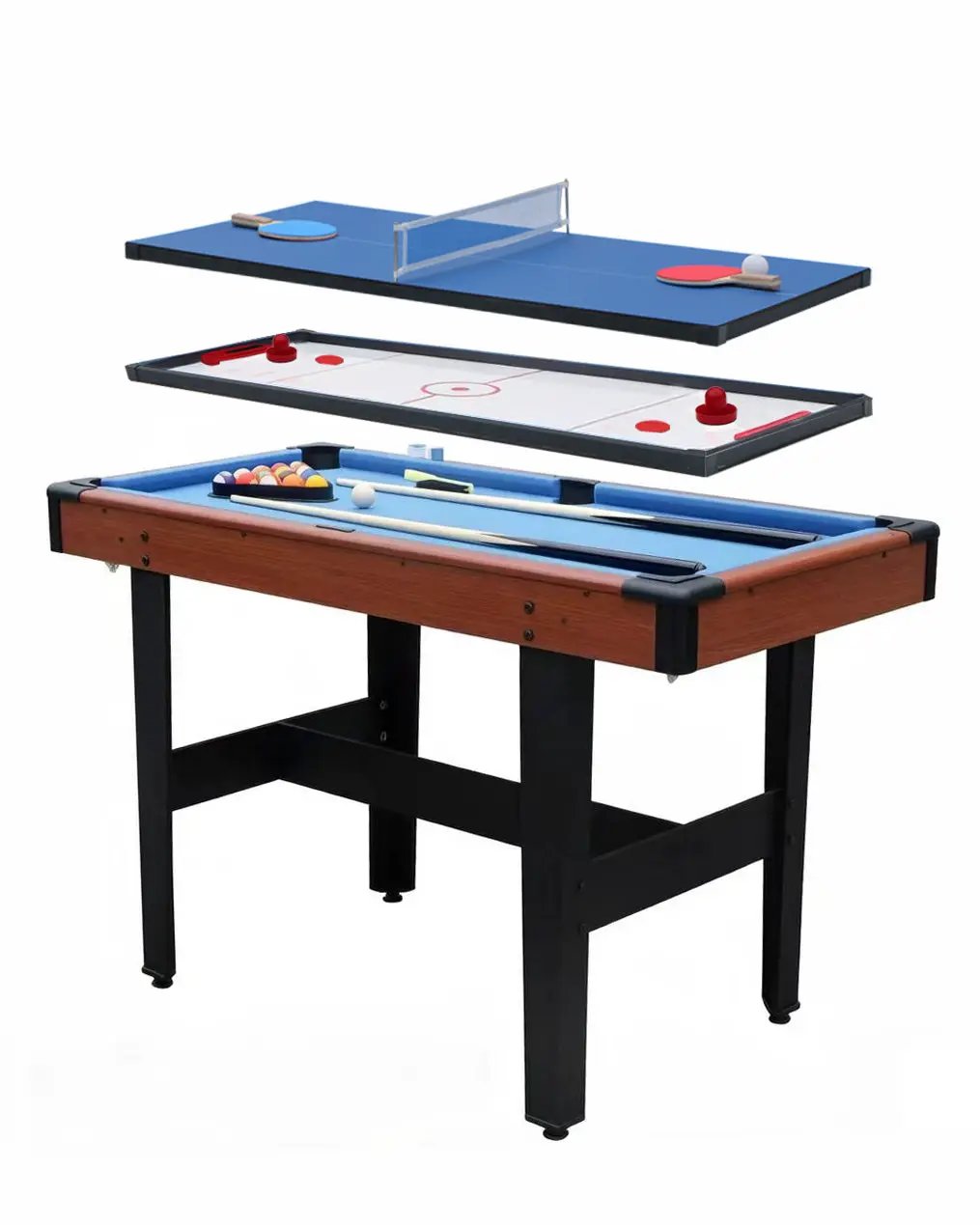 48-Inch Combo Game Table Set for Home and Game Room by HouseOfZazla