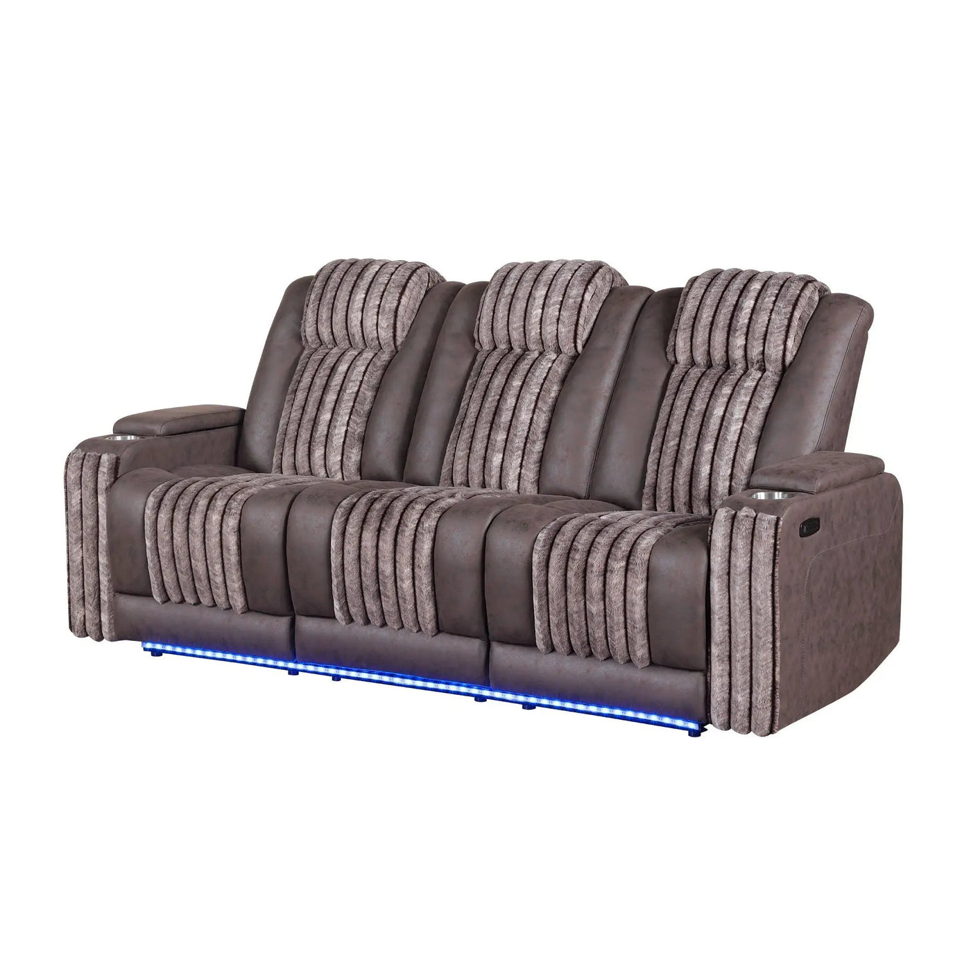 Duran - Power Reclining Sofa With Power Headrest by HouseOfZazla