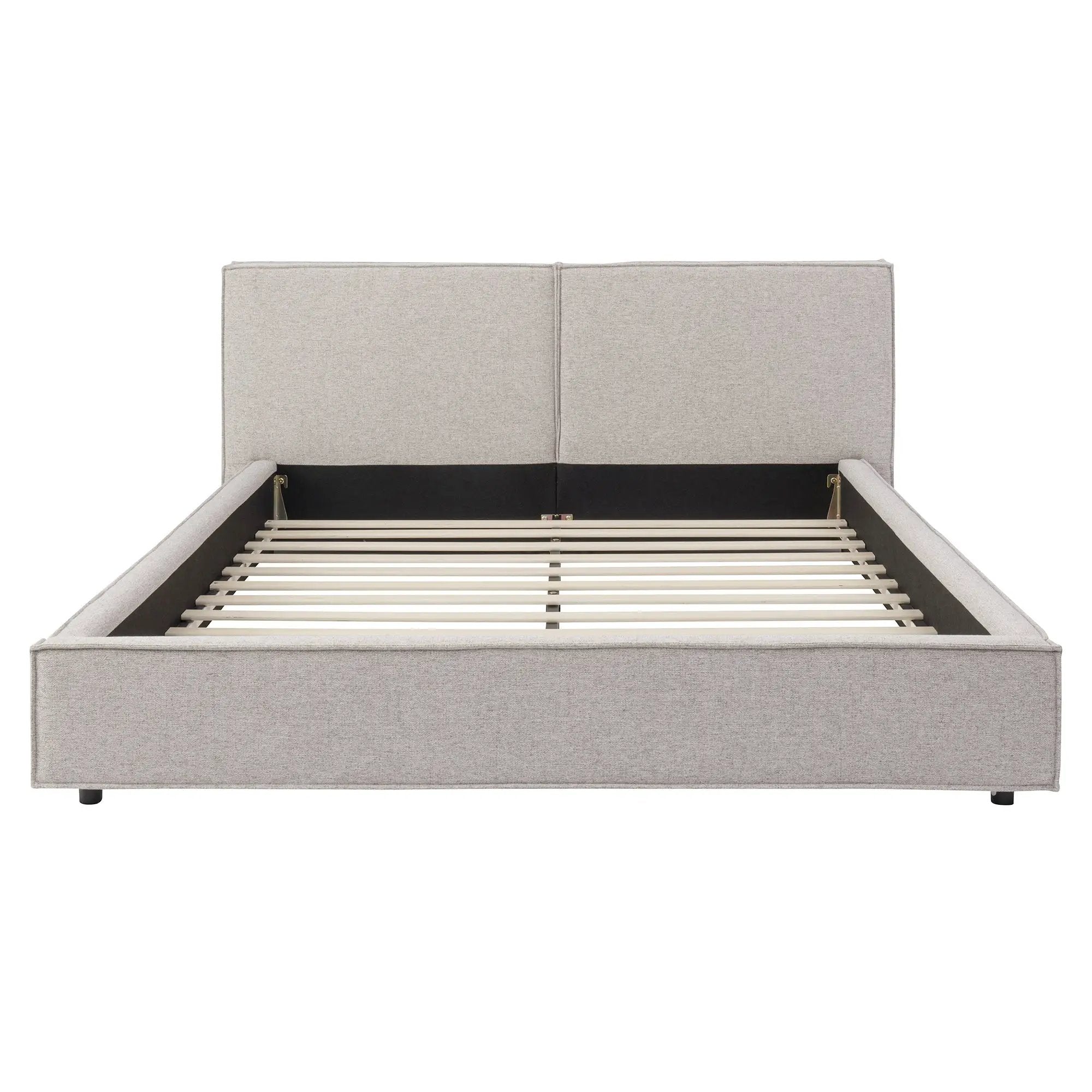 Modern Tufted Queen Size Upholstered Platform Bed Frame by HouseOfZazla