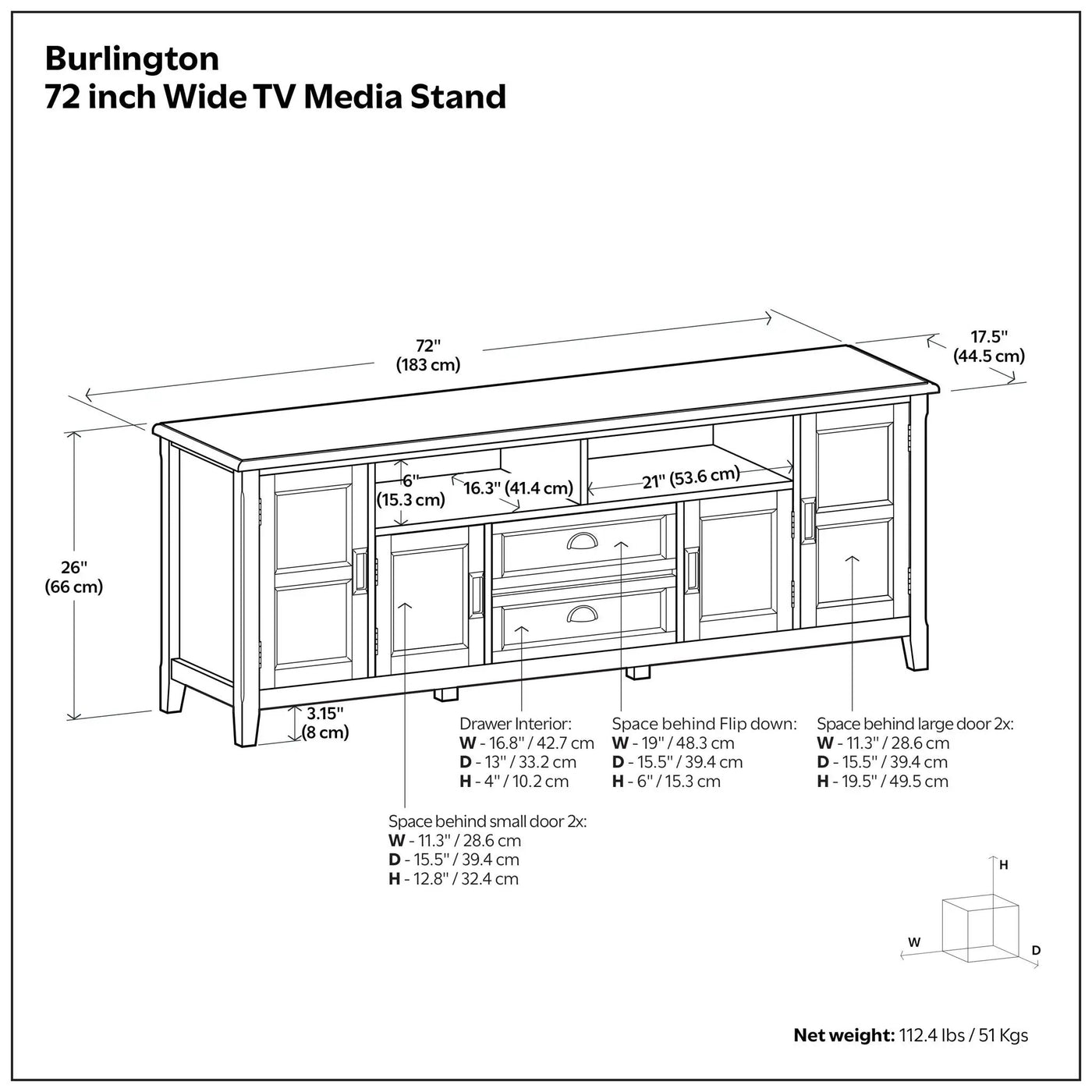 Burlington - TV Media Stand by HouseOfZazla