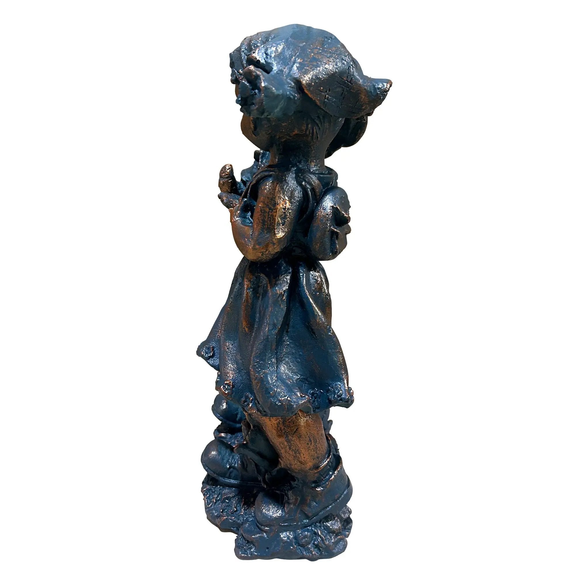 Magnesium Oxide Statues Of A Boy And A Girl by HouseOfZazla