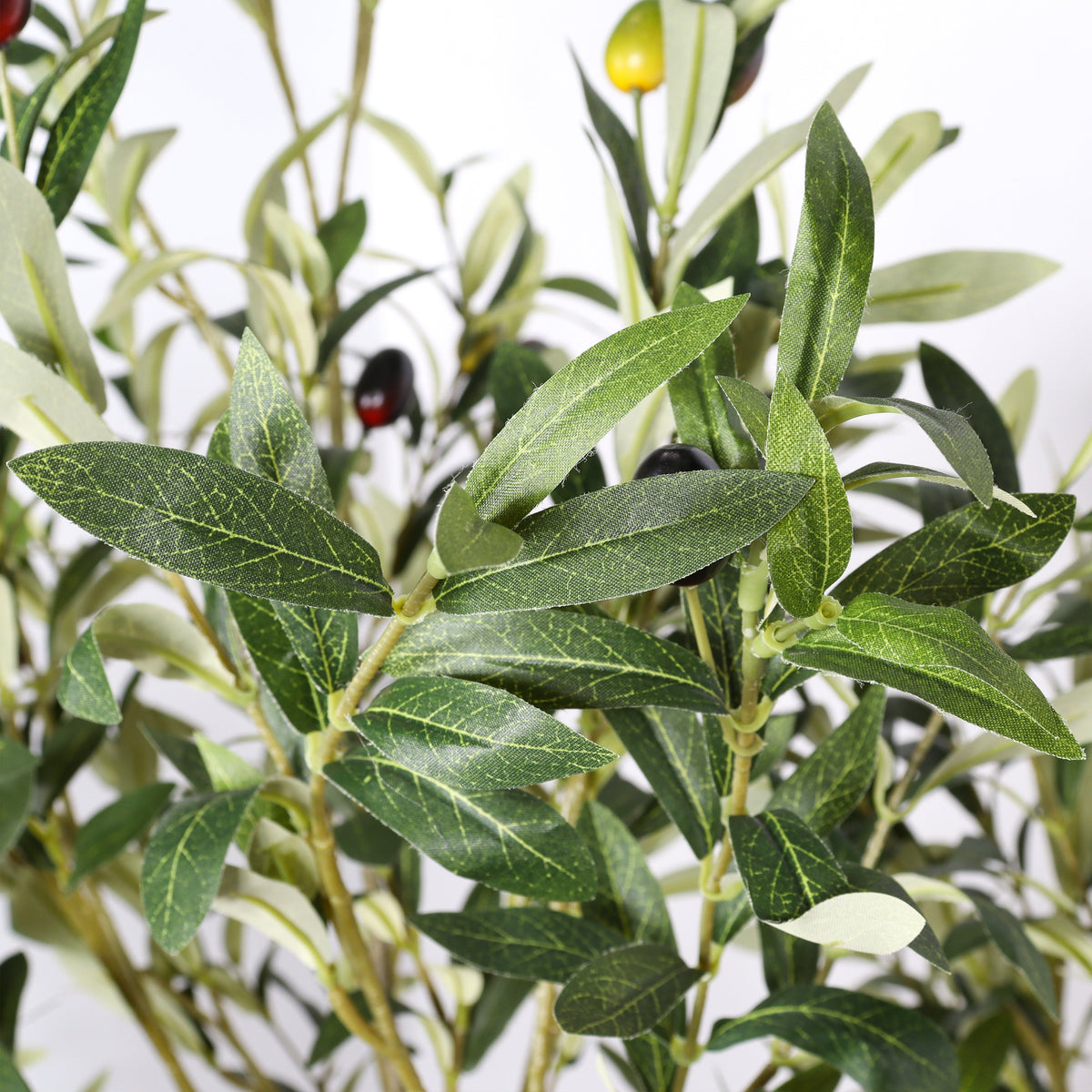 6' Artificial Olive Tree with Realistic Detailing - Fabric & Plastic, photo 8 of 8