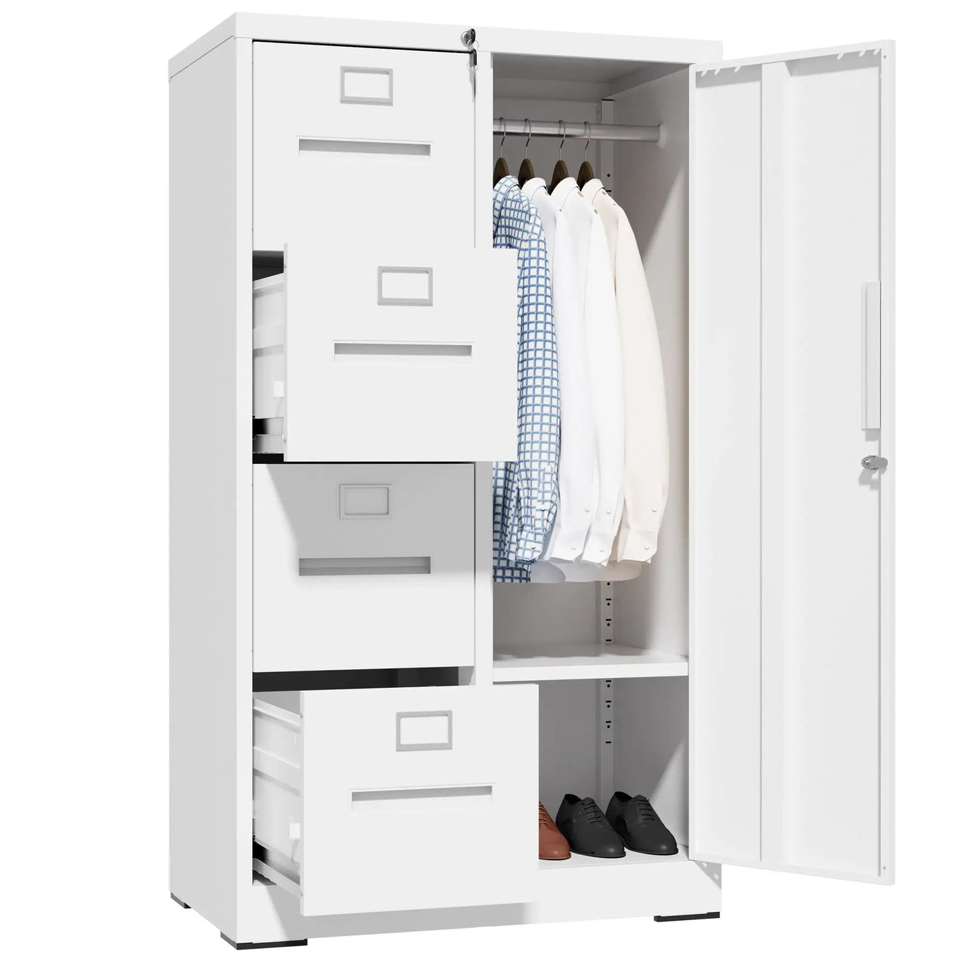 Storage Vertical Filing Cabinet With Lock by HouseOfZazla