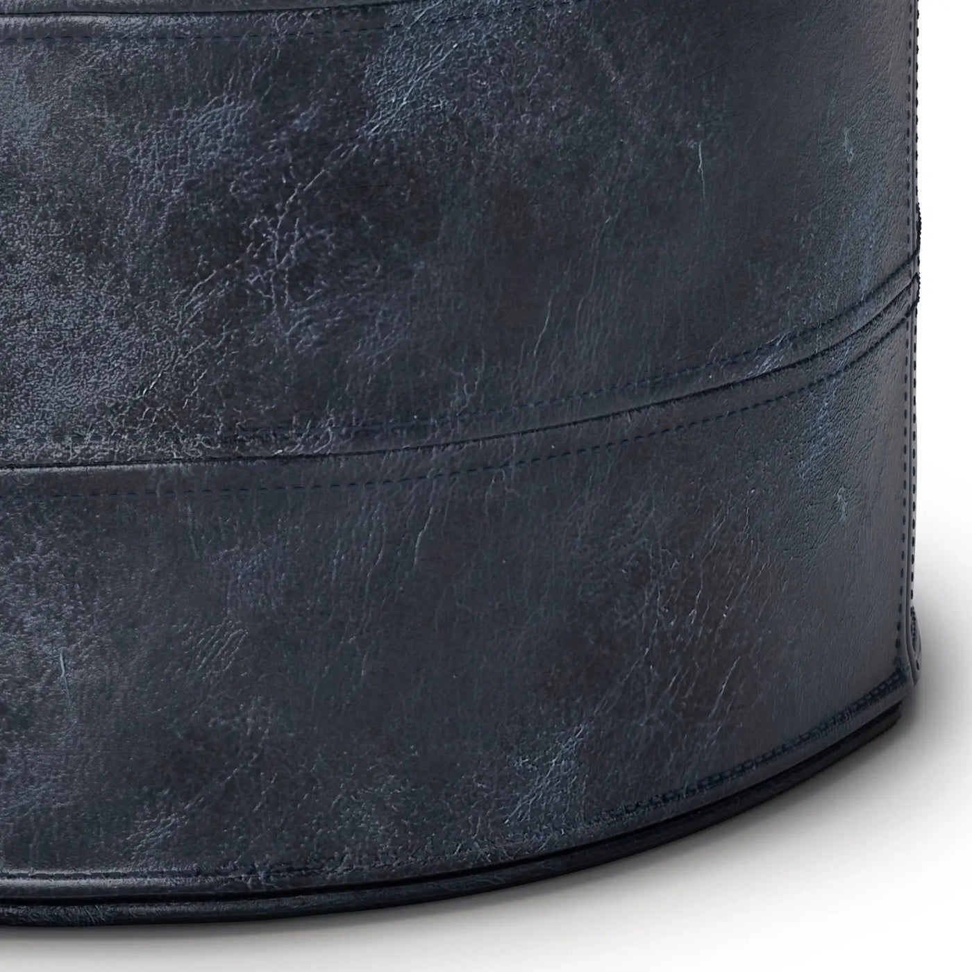 Connor - Handcrafted Round Pouf by HouseOfZazla