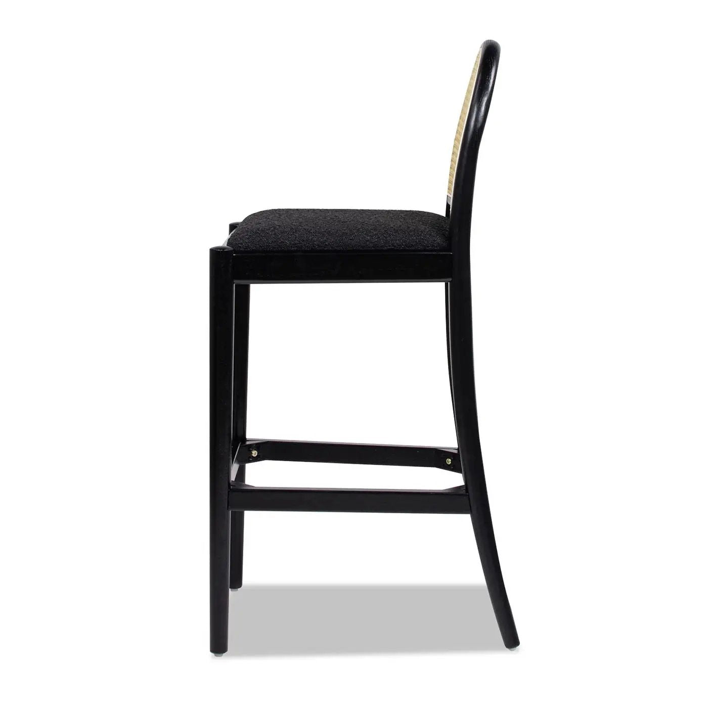 Panama - Curved Back Cane Bar Stool (Set of 2) by HouseOfZazla