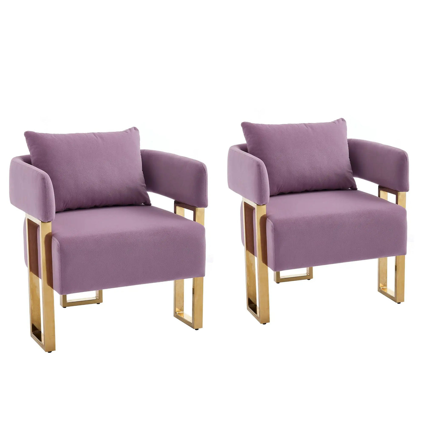 Modern Decorative Chair Teddy Fleece Upholstered And Metal Foot by Unique Piece Furniture