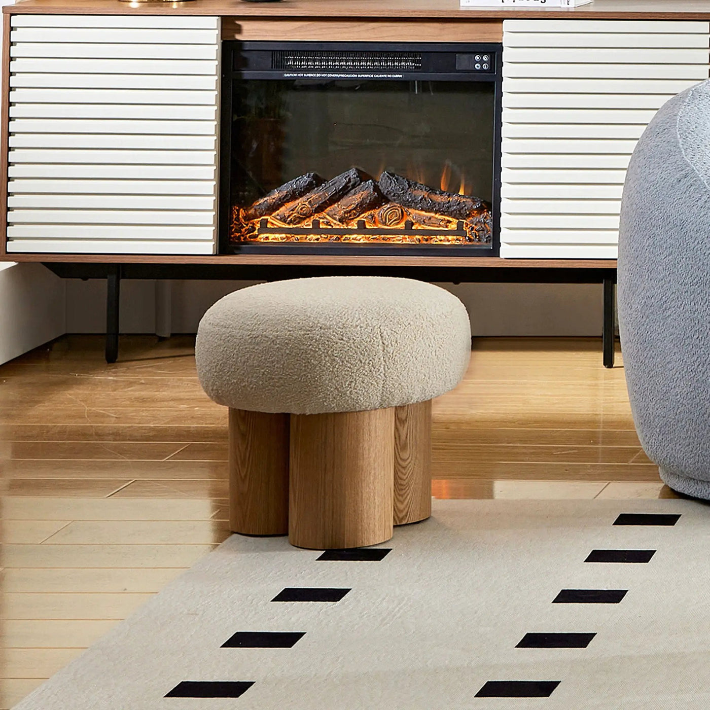 Versatile Mushroom Stool With Cushion by HouseOfZazla