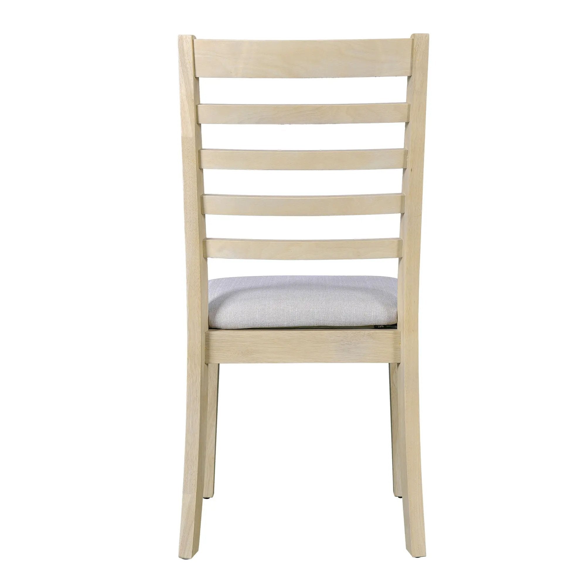 Upholstered Armless Chairs With High Ladder Back by HouseOfZazla