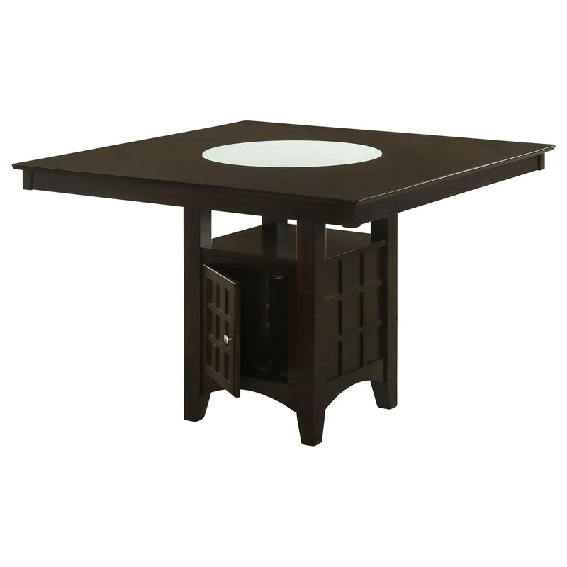 Gabriel 52-inch Counter Height Dining Table Cappuccino by Unique Piece Furniture