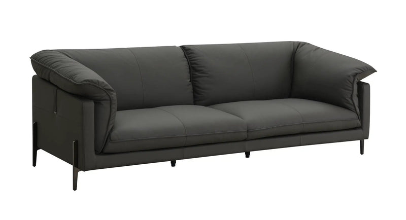 Tadi - Top Grain Leather Sofa - Black by Unique Piece Furniture