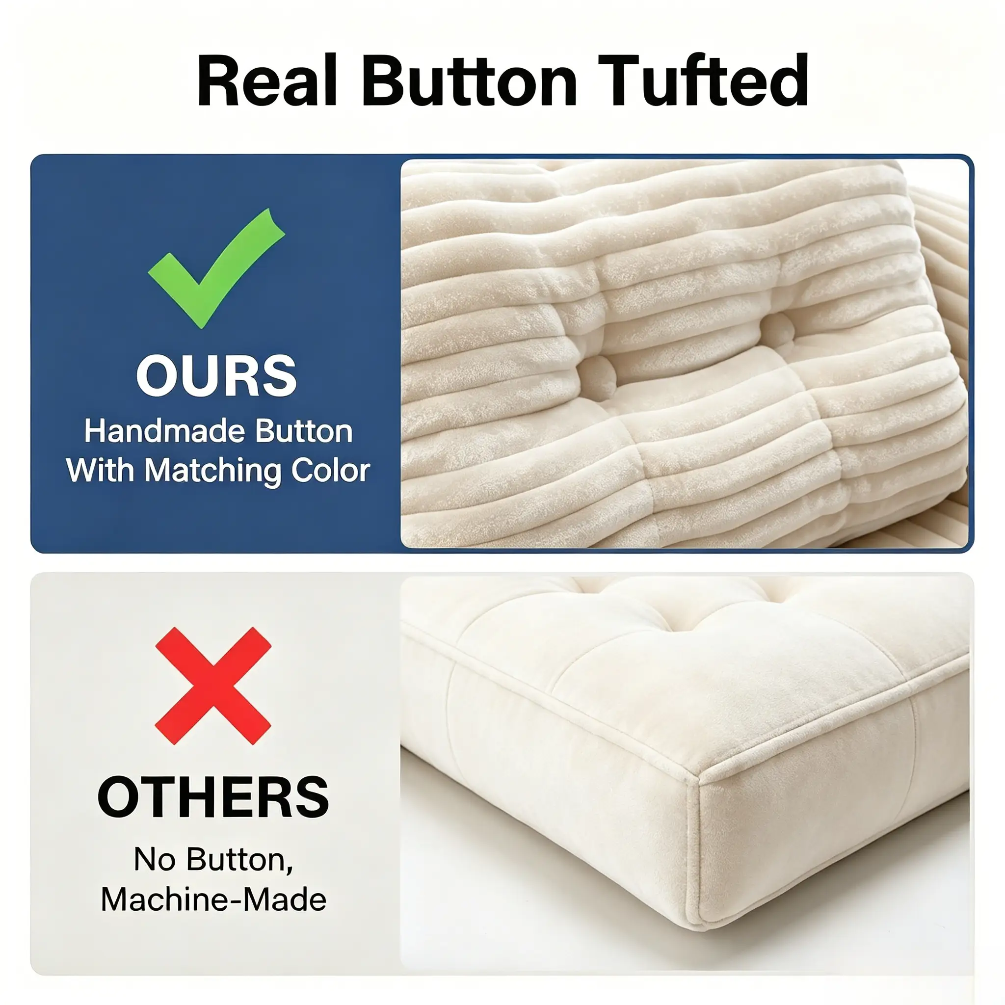 Boneless Foldable Floor Sofa Bed with Armrest & Pillows by HouseOfZazla