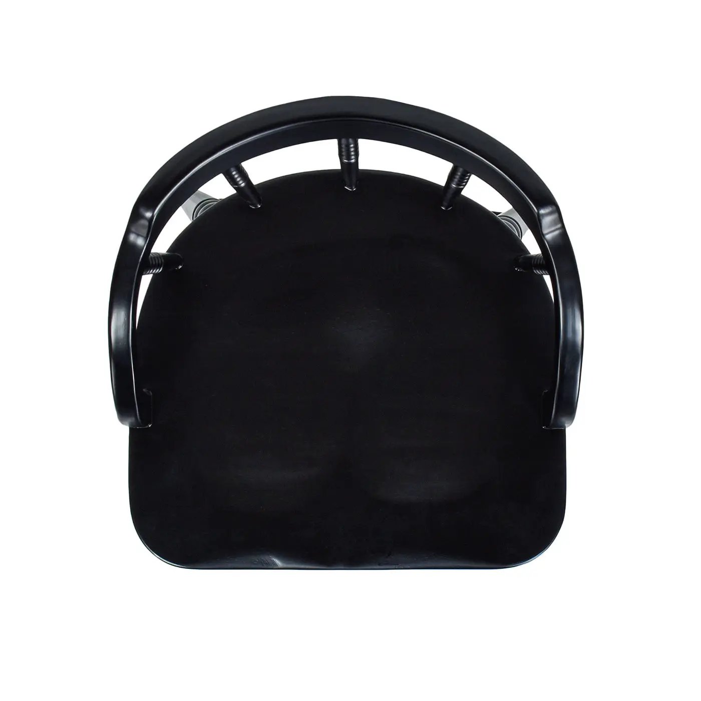 Breda - Turned Bubble Spindle Low Back Counter Stool - Black by Unique Piece Furniture