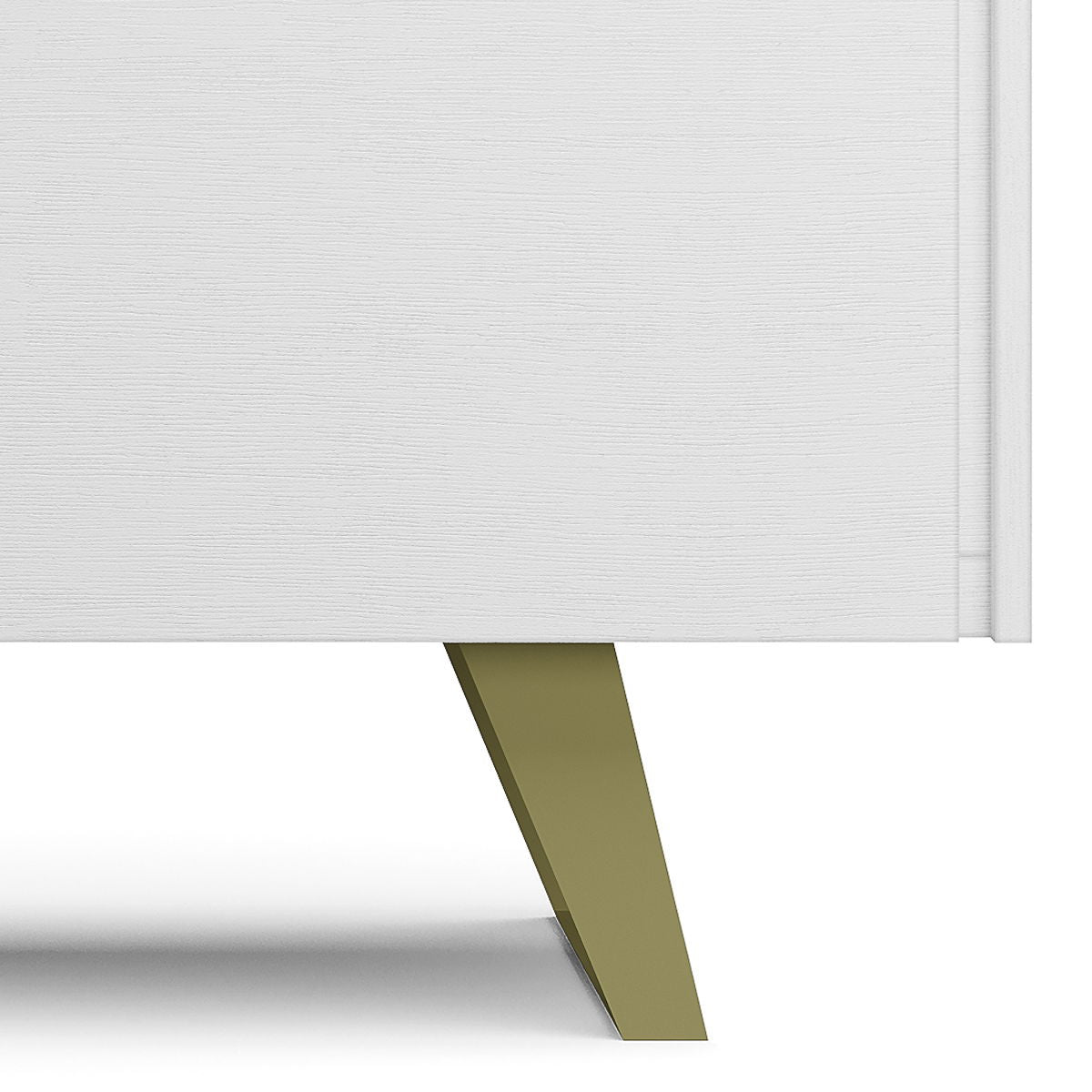 Handcrafted Acacia Wood TV Stand with Metal Legs - Light Brown, Dark Brown, White, photo 12 of 31