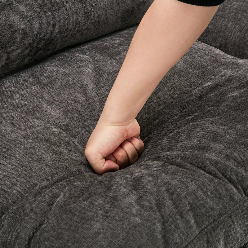 Cozy Upholstered Oversized 3-Seater Cloud Sofa by BLAKHOM