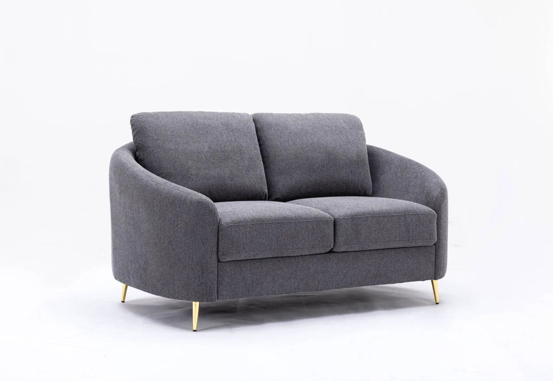 Yuina - Linen Loveseat - Gray by Unique Piece Furniture