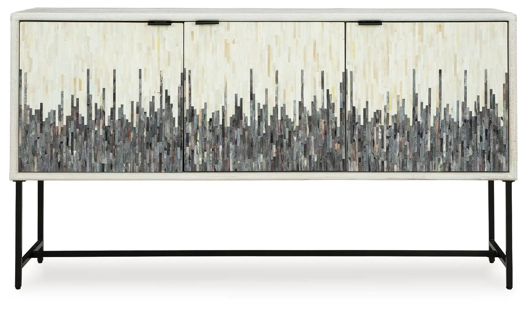 Freyton - Accent Cabinet - White / Gray by Unique Piece Furniture