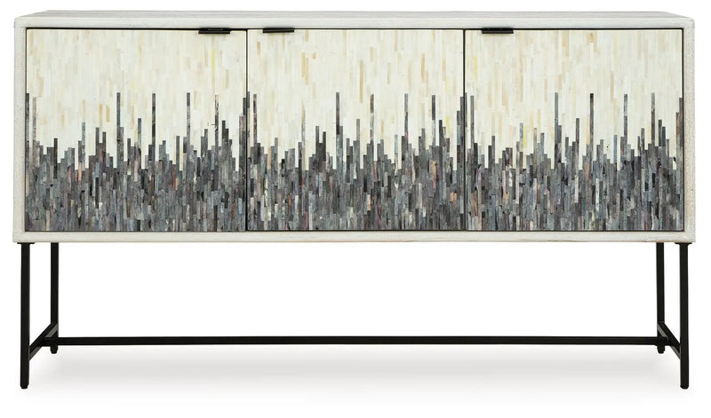 Freyton - Accent Cabinet - White / Gray by Unique Piece Furniture