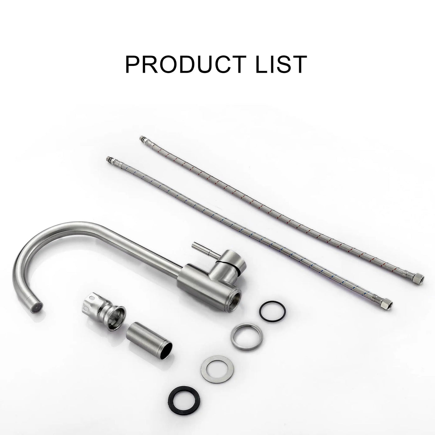 Modern Kitchen Sink Faucet With Single Handle by HouseOfZazla